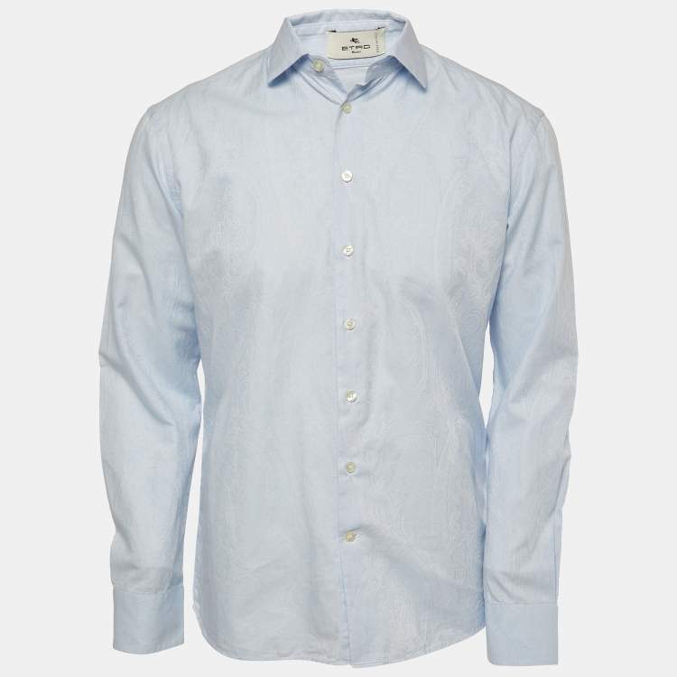ETRO Oxford cotton shirt - Blue