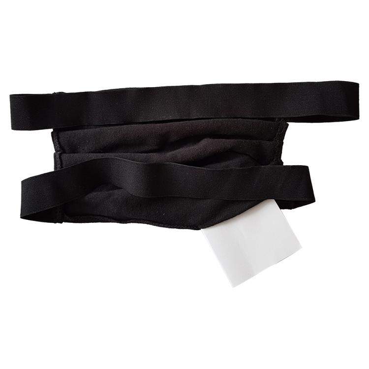 Pre Owned Non-Medical Handmade Black Cotton Face Mask - Pack Of 5 ( Available for UAE Customers Only)