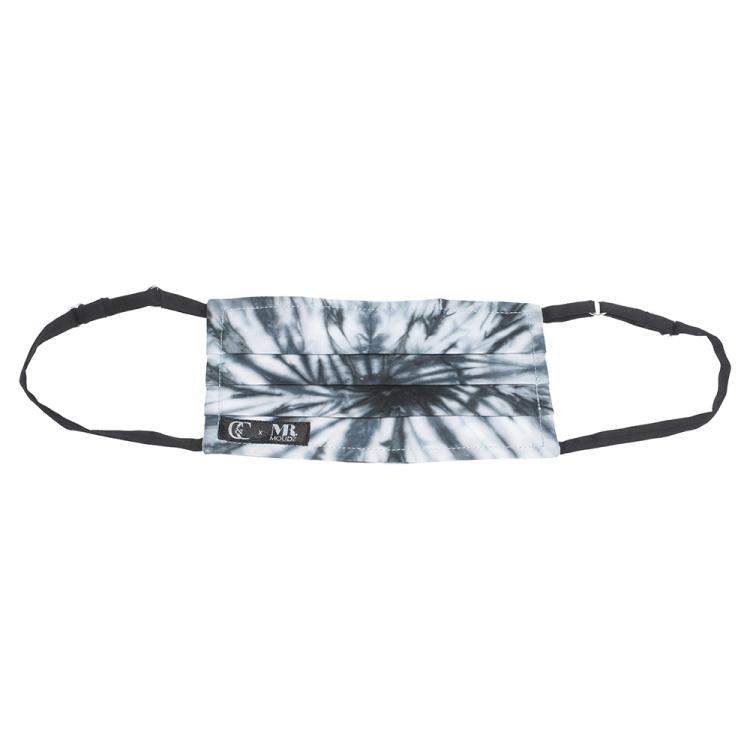 Pre Owned Non-Medical Handmade Black Tie Dye Face Mask By Mr. Moudz Collection (Available for UAE Customers Only)
