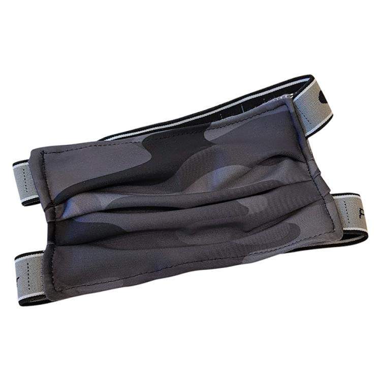 Pre Owned Non-Medical Handmade Grey Camouflage Cotton Face Mask - Pack Of 5 (Available for UAE Customers Only)