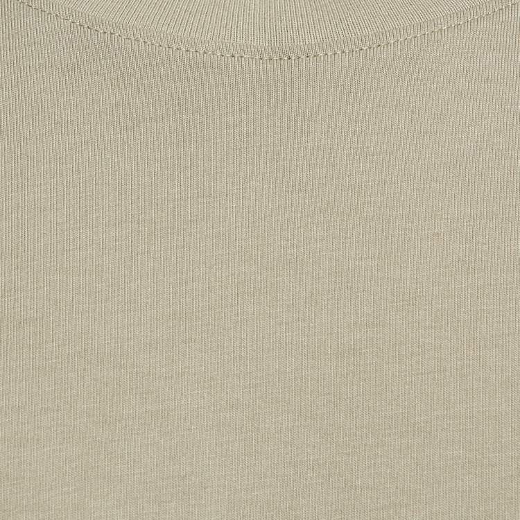 Pre Owned Fear of God Essentials Printed Green Oversized T-Shirt L