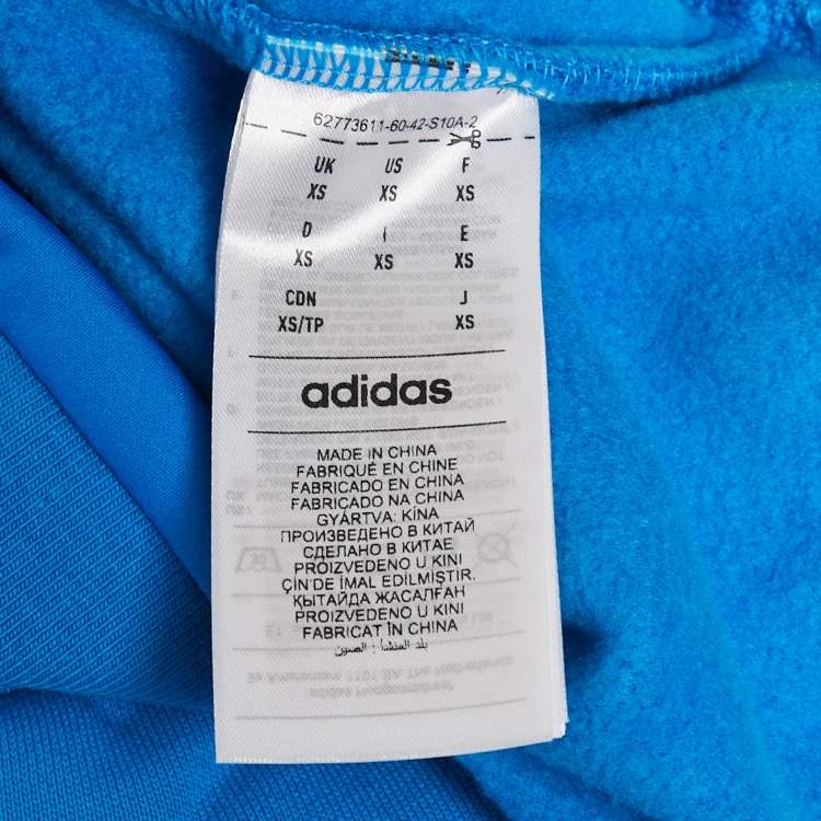 Pre Owned Essentials Fear of God x Adidas Logo Print Cotton Athletics Hoodie XS