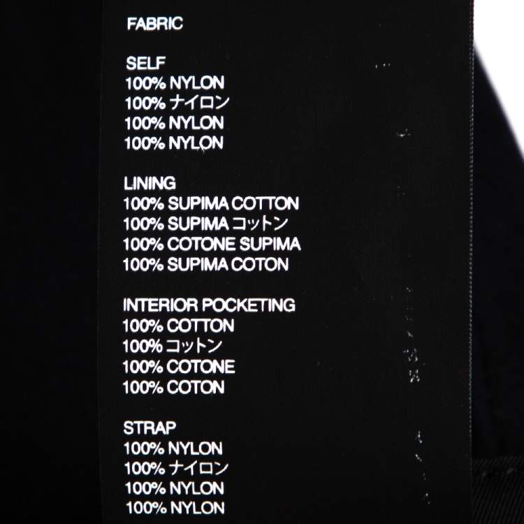Pre Owned Fear of God Sixth Collection Black Synthetic Cargo Pants M