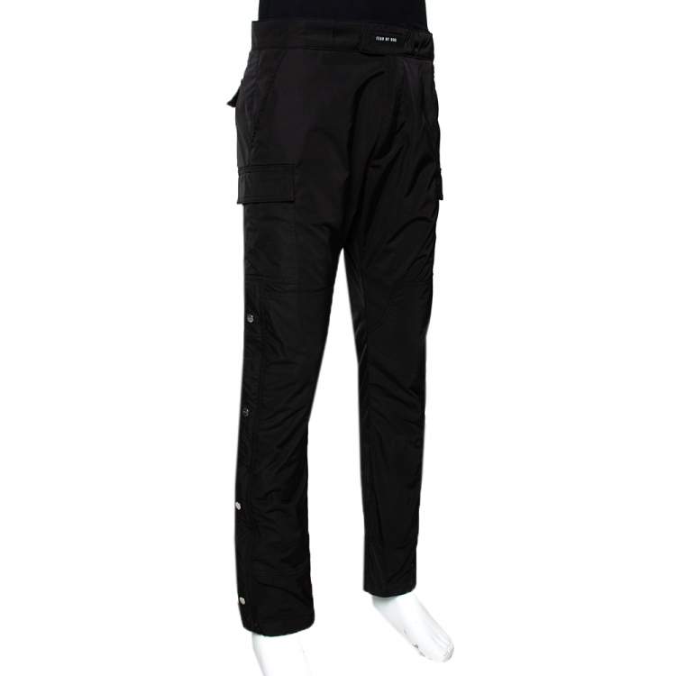 Fear of God Sixth Collection Black Synthetic Cargo Pants M Fear of