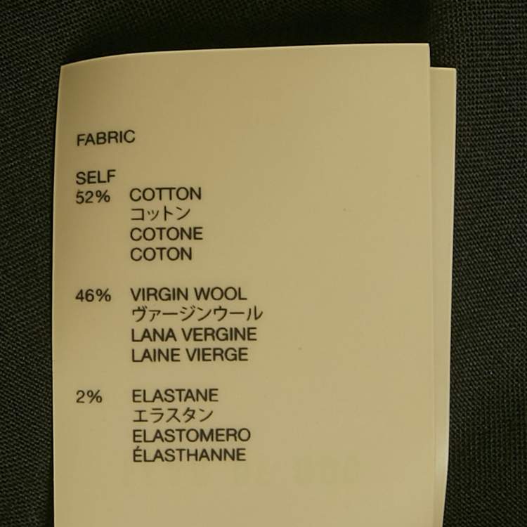 Pre Owned Fear of God Black Cotton Blend Reverse Collar Detail T-Shirt XS