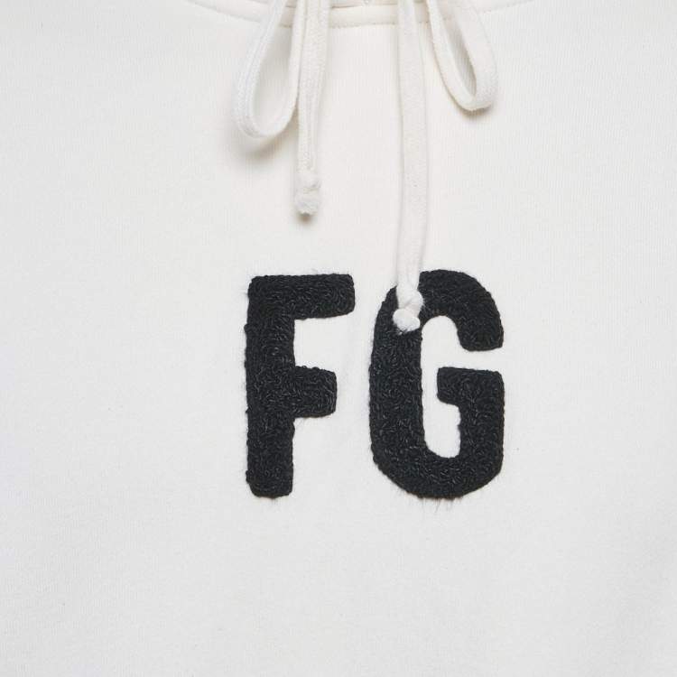 Pre Owned Fear Of God Sixth Collection Beige Cotton Mock Neck Sweatshirt S