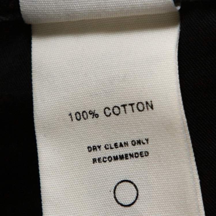 Pre Owned Fear Of God Black Holy Water Denim Slim Fit Selvedge Jeans M