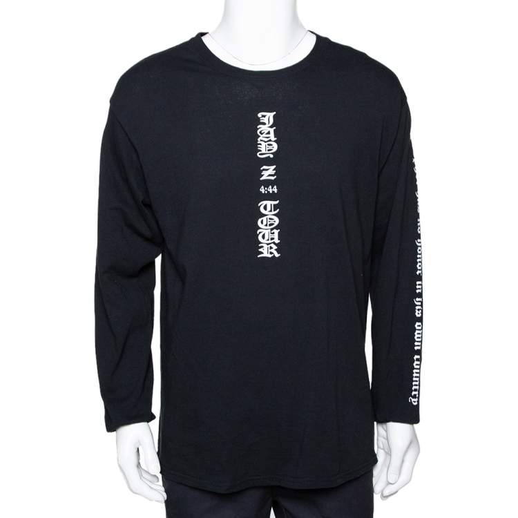 Fear Of God X Jay-Z Black Graphic Print Long Sleeve Merch T-Shirt L Fear of  God | The Luxury Closet