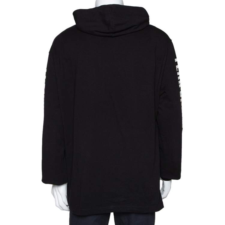 Pre Owned Fear Of God Jeans Fifth Collection Black Knit Hoodie M