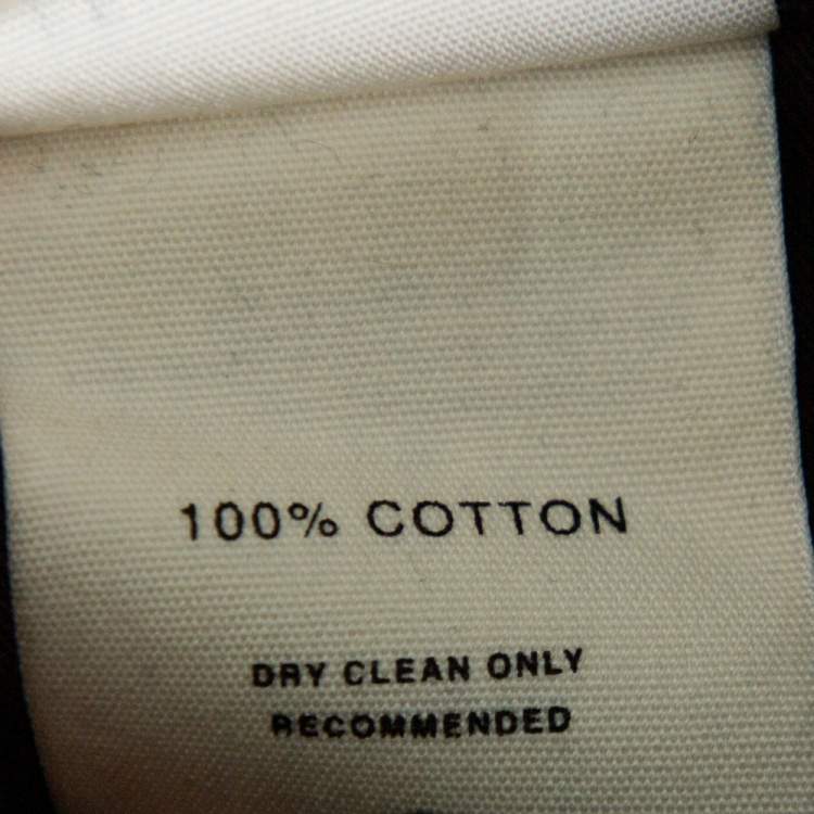 Pre Owned Fear of God Black Denim Zip Detail Painters Selvedge Jeans S