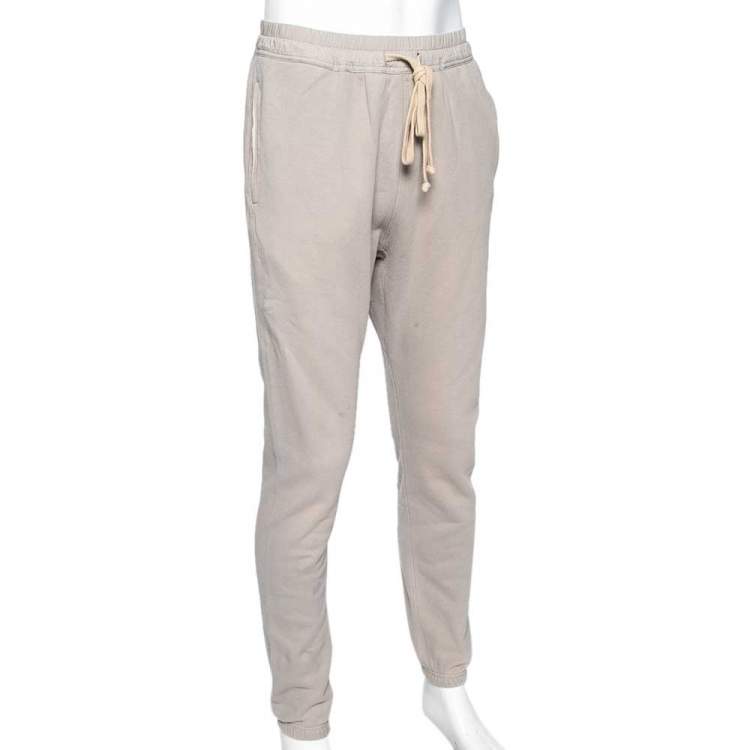 Pre Owned Fear of God Seventh Collection Beige Cotton Vintage Sweatpants M