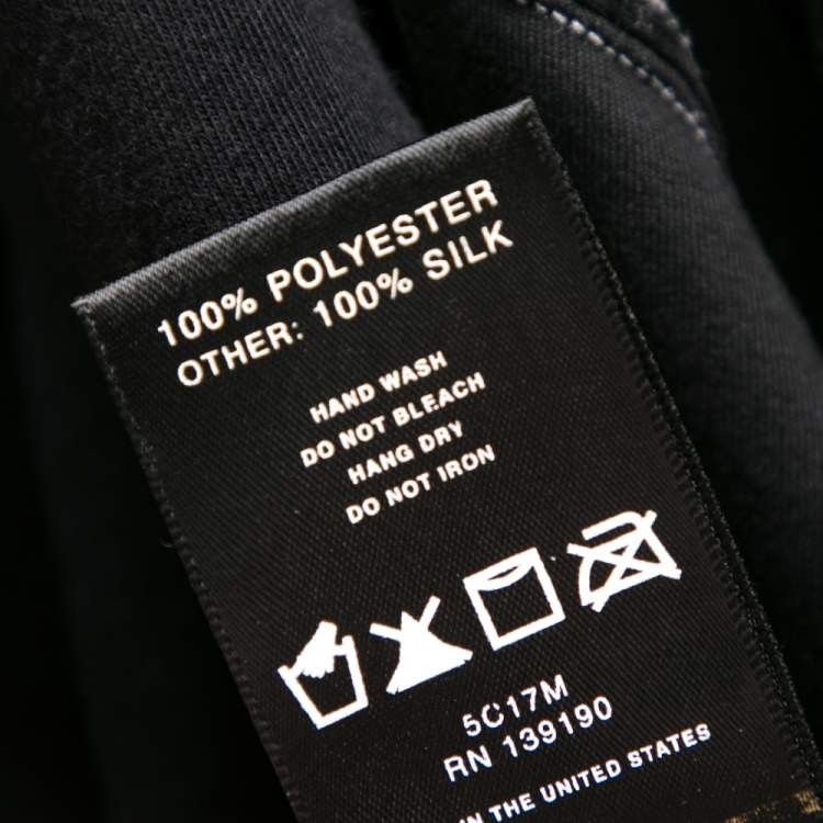 Pre Owned Fear of God Black Perforated Knit Sleeveless T-Shirt S