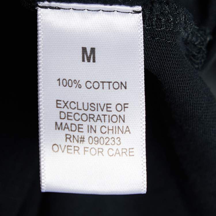 Pre Owned Fear of God Black Metallica Printed Cotton Knit Sleeveless T-Shirt M