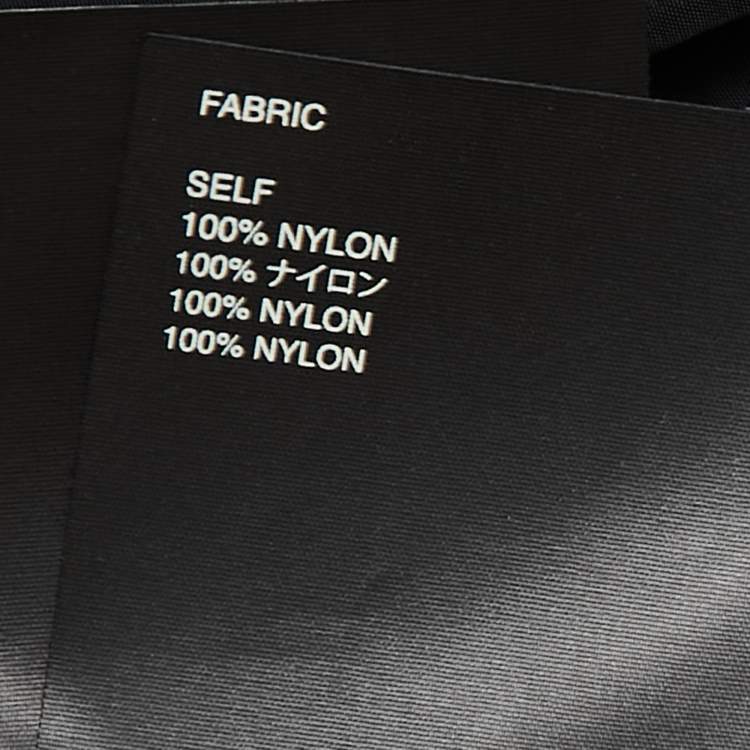 Pre Owned Fear of God Black Synthetic Hooded Rain Jacket L