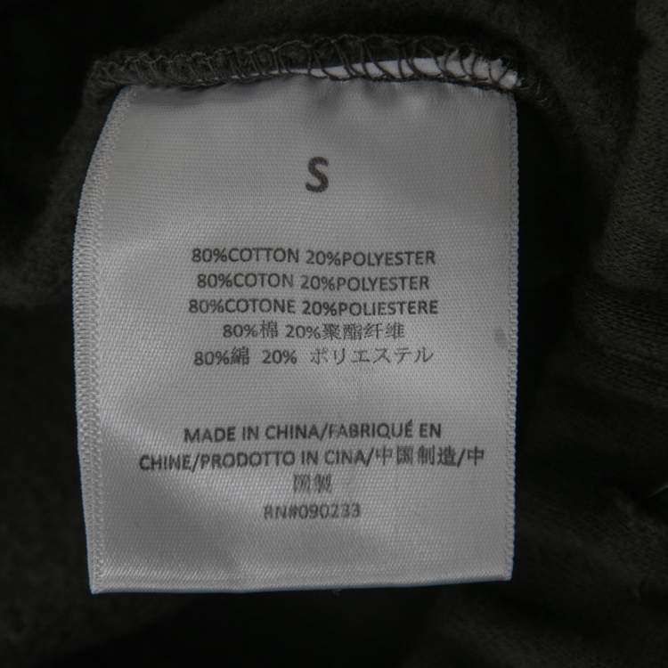 Pre Owned Essentials Fear of God Dark Grey Cotton Knit Joggers S