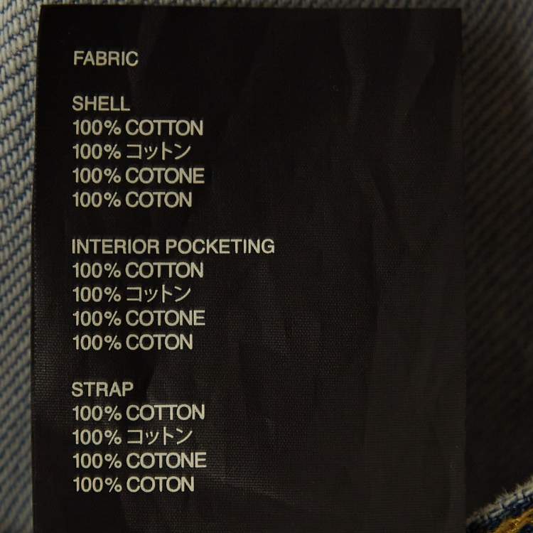 Pre Owned Fear of God Blue Denim Knee Ripped Jeans M Waist 33''