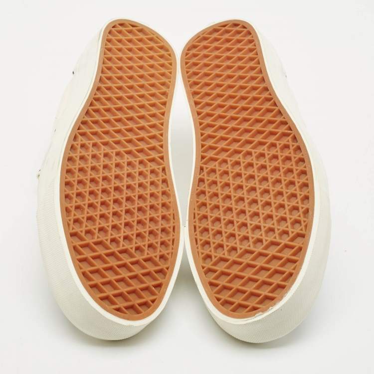 Pre Owned Fear of God x Vans White/Black Canvas Era 95 DX Sneakers Size 42