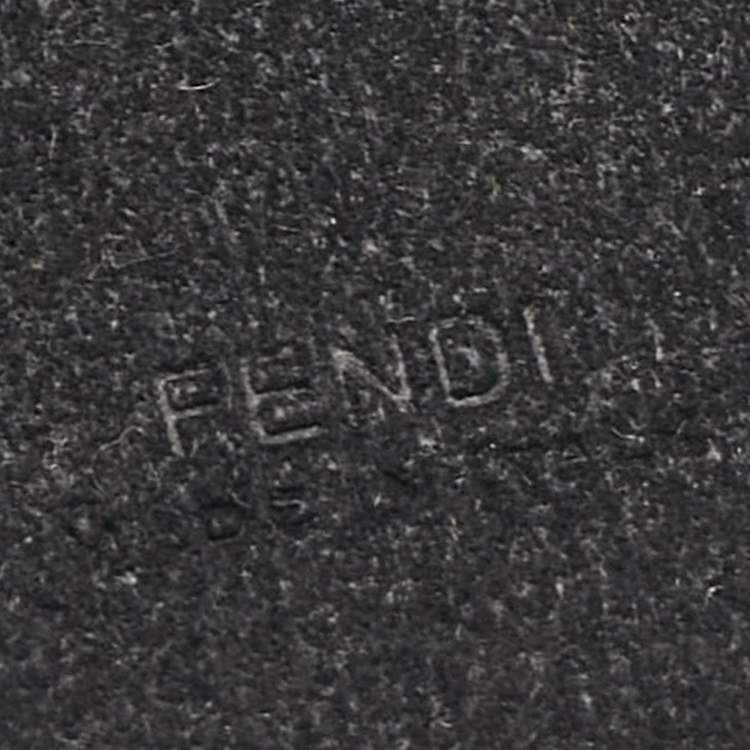 Pre Owned  Fendi Black/Yellow Leather iPhone X Cover