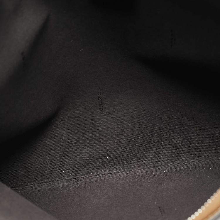 Pre Owned Fendi Large Brown Zucca Canvas Flat Pouch