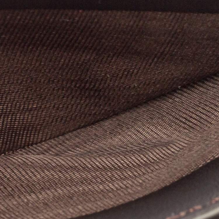 Pre Owned Fendi Tobacco Zucca and Leather Bifold Wallet