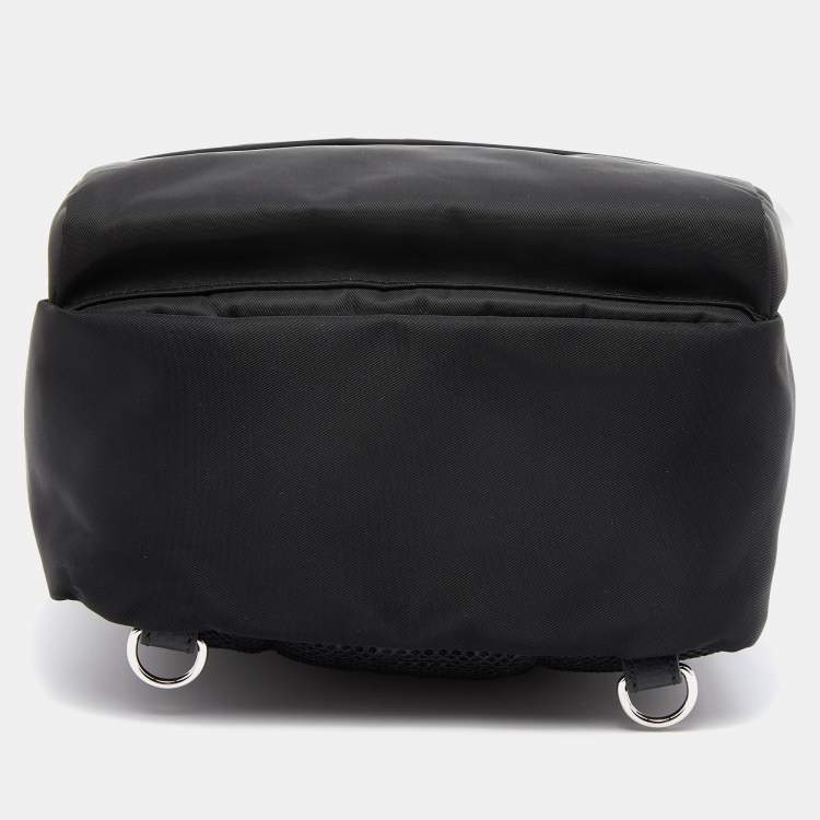 Pre Owned Fendi Black Nylon Small Fendiness Backpack