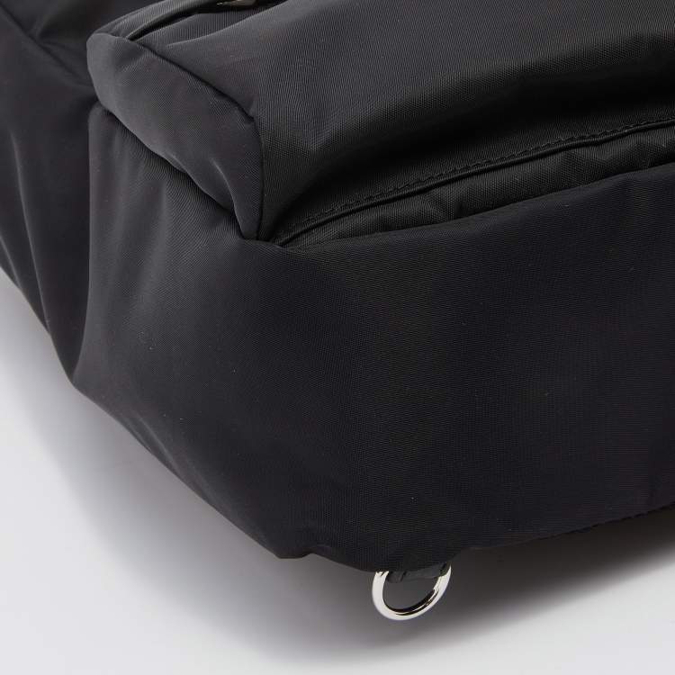 Pre Owned Fendi Black Nylon Small Fendiness Backpack