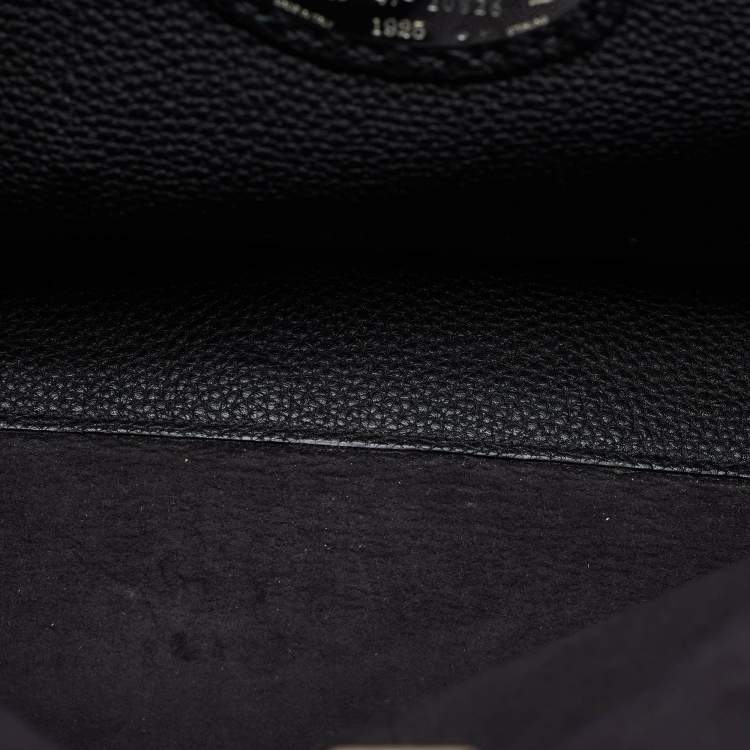 Pre Owned Fendi Black Romano Selleria Leather Peekaboo ISeeU Briefcase