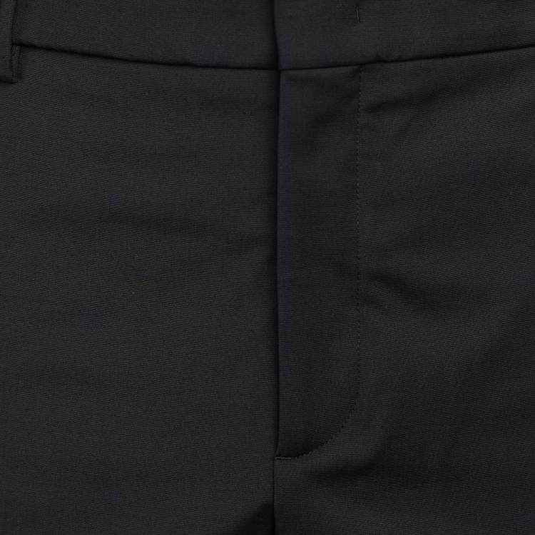 Pre Owned Fendi Navy Blue Wool Blend Trouser S
