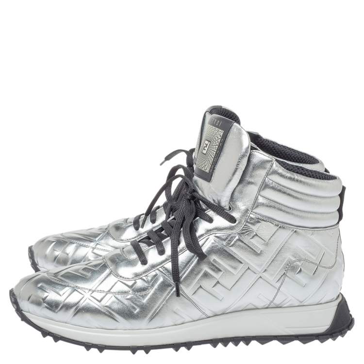 fendi silver shoes