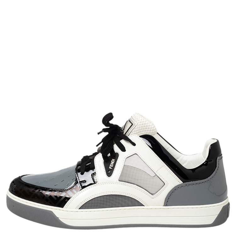 Fendi White ' Flow' Sneakers - F0up4 Whit | Editorialist