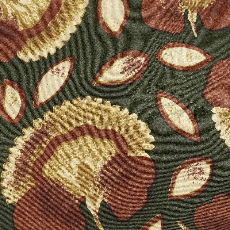 Pre Owned Fendi Vintage Print Silk Traditional Tie