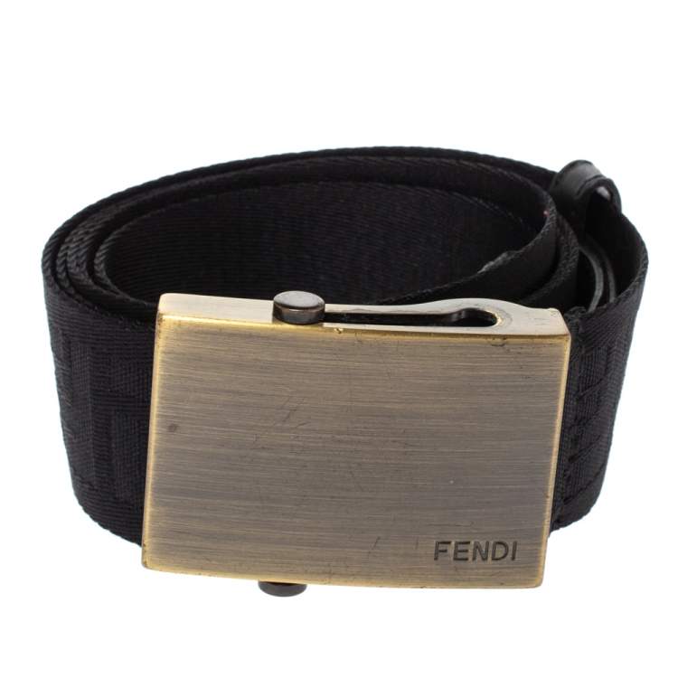 fendi web belt