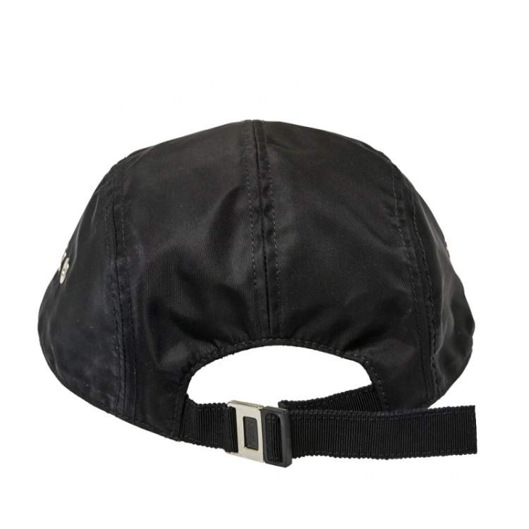 Pre Owned Fendi Black FF Logo Embossed Baseball Cap One Size