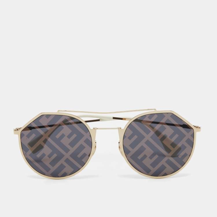 Pre Owned Fendi Brown FF M0021/S Sunglasses