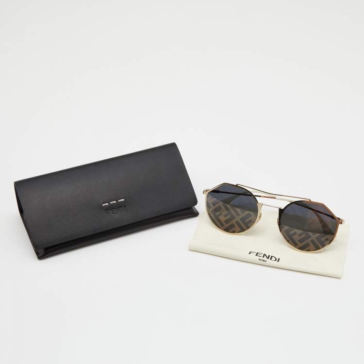 Pre Owned Fendi Brown FF M0021/S Sunglasses