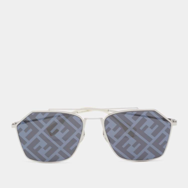 Fendi - Eyeline - Rectangular Sunglasses - Gray - Sunglasses - Fendi Eyewear  - Avvenice