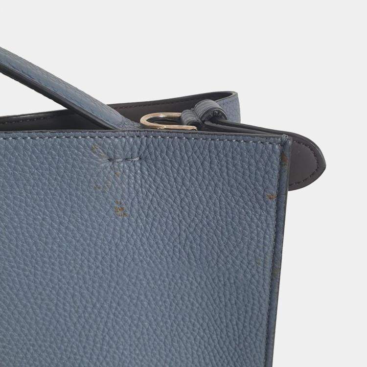 Pre Owned Fendi Fit Tempesta Multicolor Leather 1974 Peekaboo X-Lite Top Handle Bag