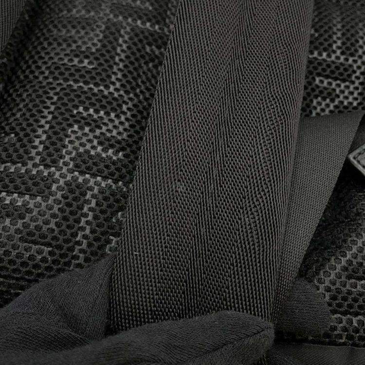 Pre Owned Fendi Black/Yellow/Brown Nylon Fendace Backpack
