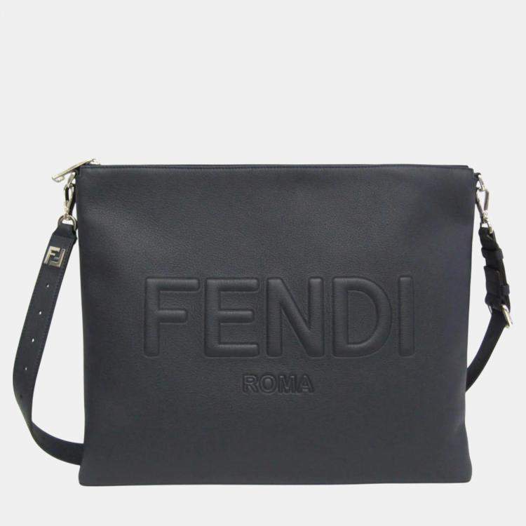 ショルダーバッグ Fendi Midnight Blue Leather Fendi After Fendi Roma Shoulder Fendi Dark Blue Leather After Roma Shoulder Bag Fendi | TLC US