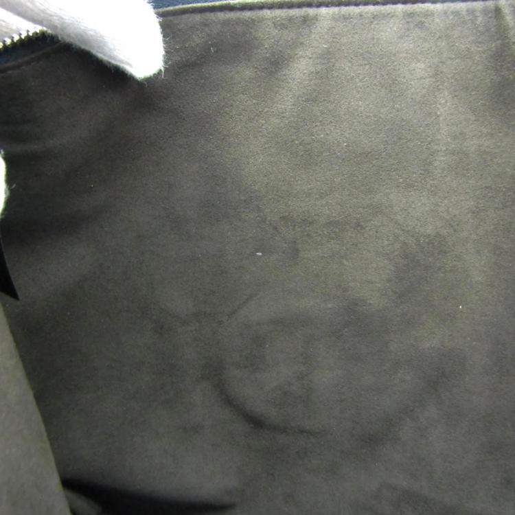 Pre Owned Fendi Dark Blue Leather After Roma Shoulder Bag 
