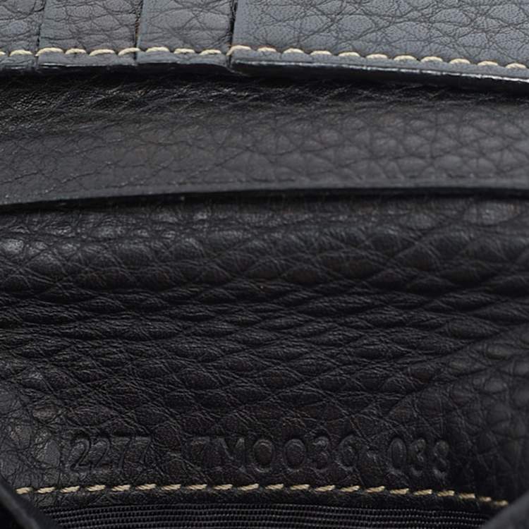 Pre Owned Fendi Black Selleria Leather Bifold Wallet