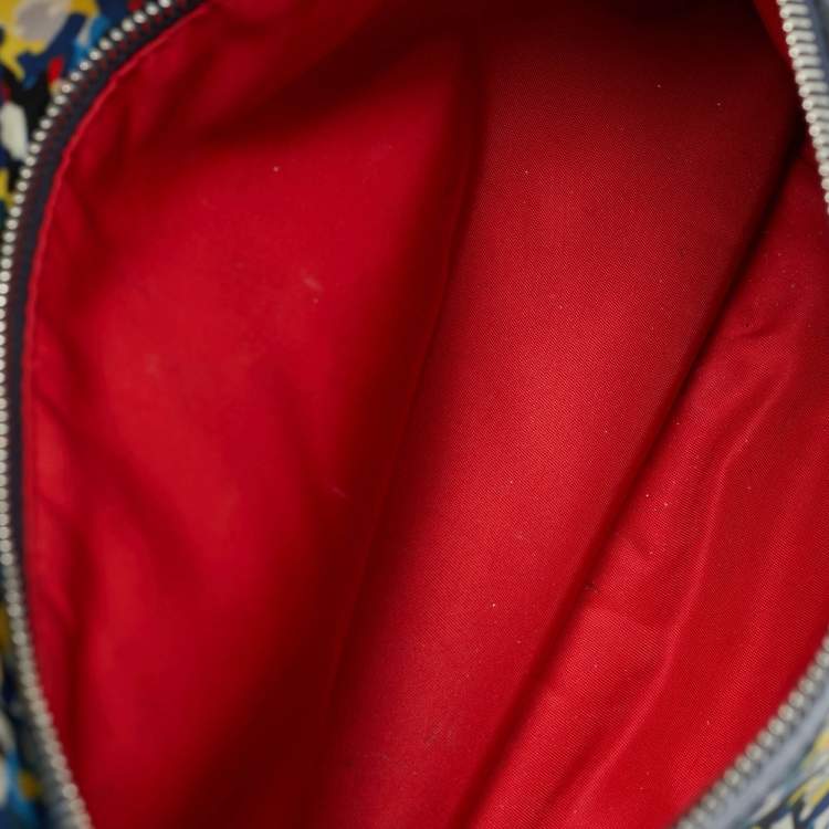 Pre Owned Fendi Multicolor Nylon Monster Eyes Backpack