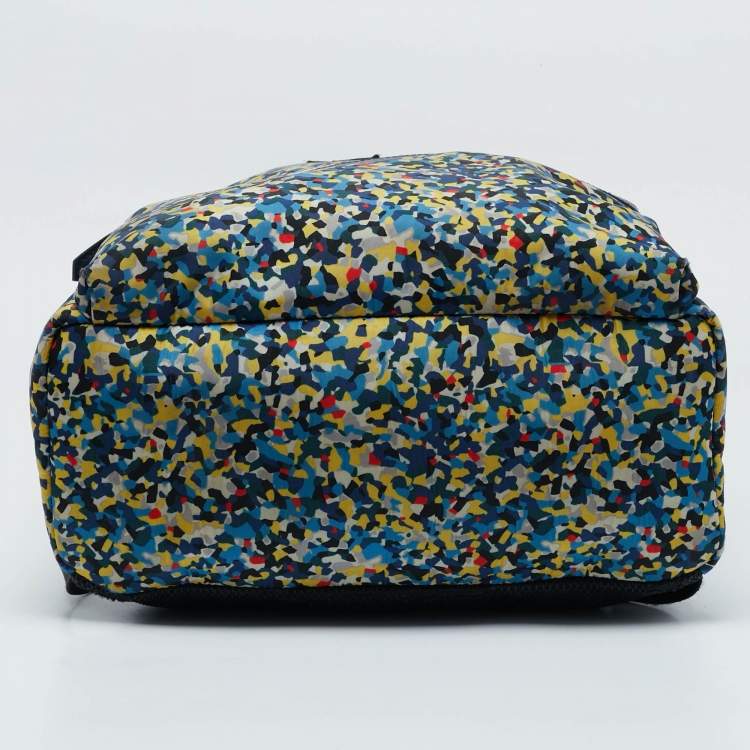 Pre Owned Fendi Multicolor Nylon Monster Eyes Backpack