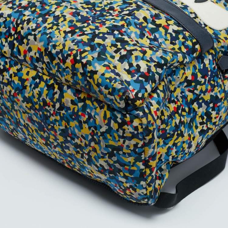 Pre Owned Fendi Multicolor Nylon Monster Eyes Backpack