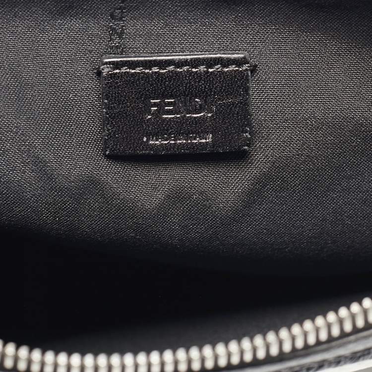 Pre Owned Fendi Black Leather Joker Slim Pouch