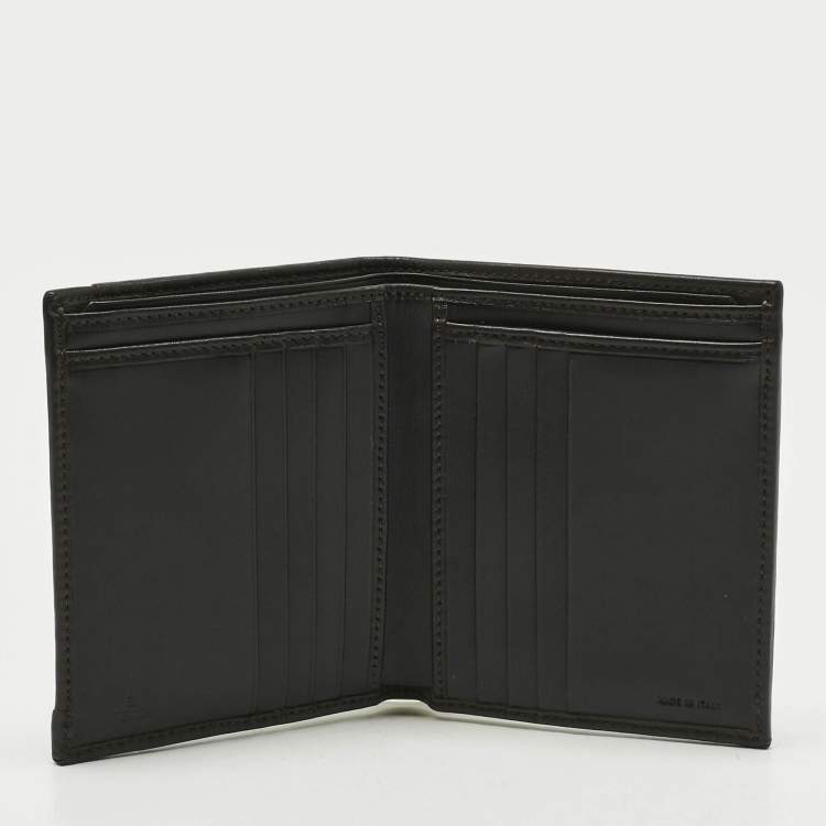 Pre Owned Fendi Tobacco Zucca Canvas and Leather Bifold Wallet