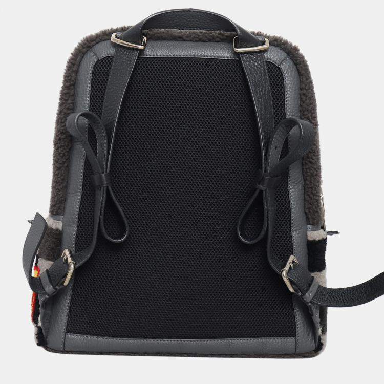 Pre Owned Fendi Selleria Sheraling Fendi Faces Backpack