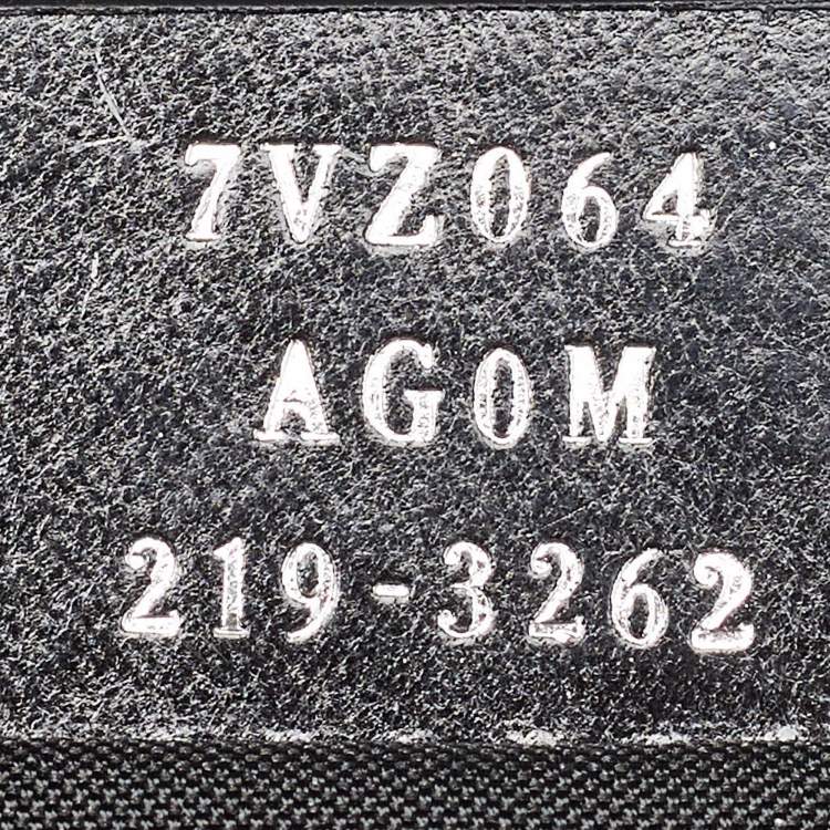 Pre Owned Fendi Black Zucca Canvas and Leather Convertible Backpack