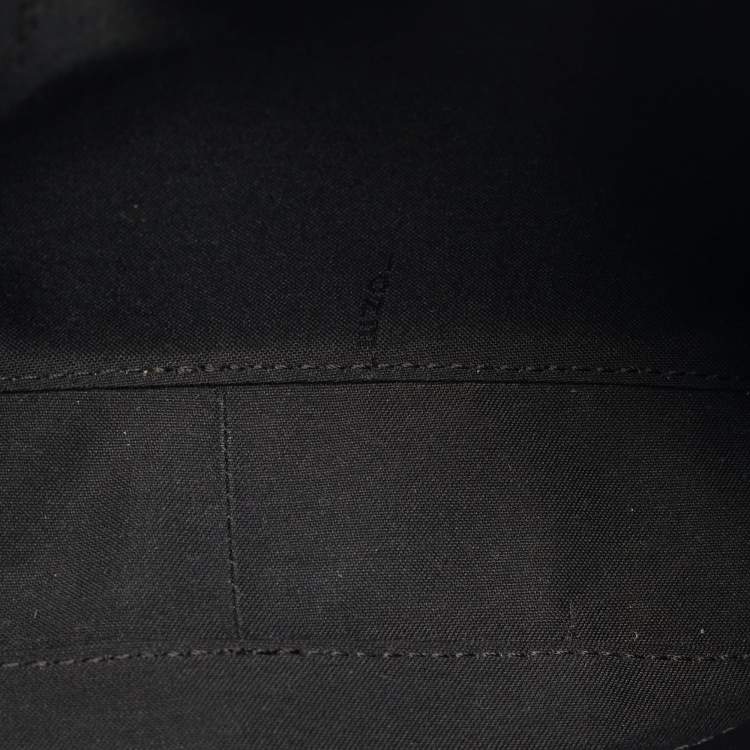 Pre Owned Fendi Diagonal Camera Case Grey/Black FF Coated Canvas and Leather Crossbody Bag