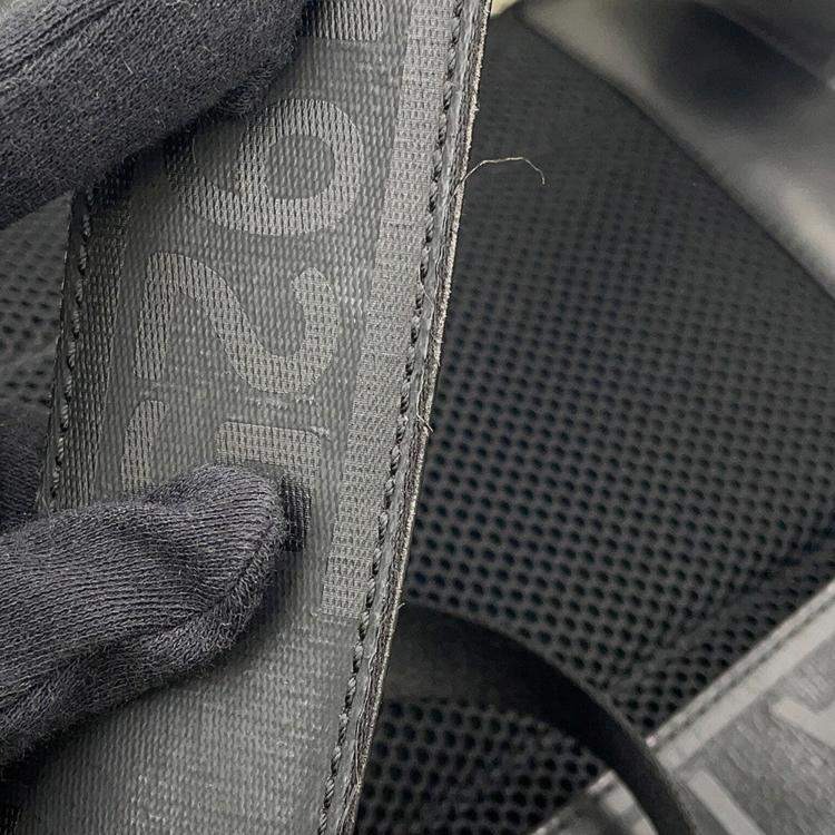 Pre Owned Fendi Logo Backpack Ivory/Black Nylon Mesh